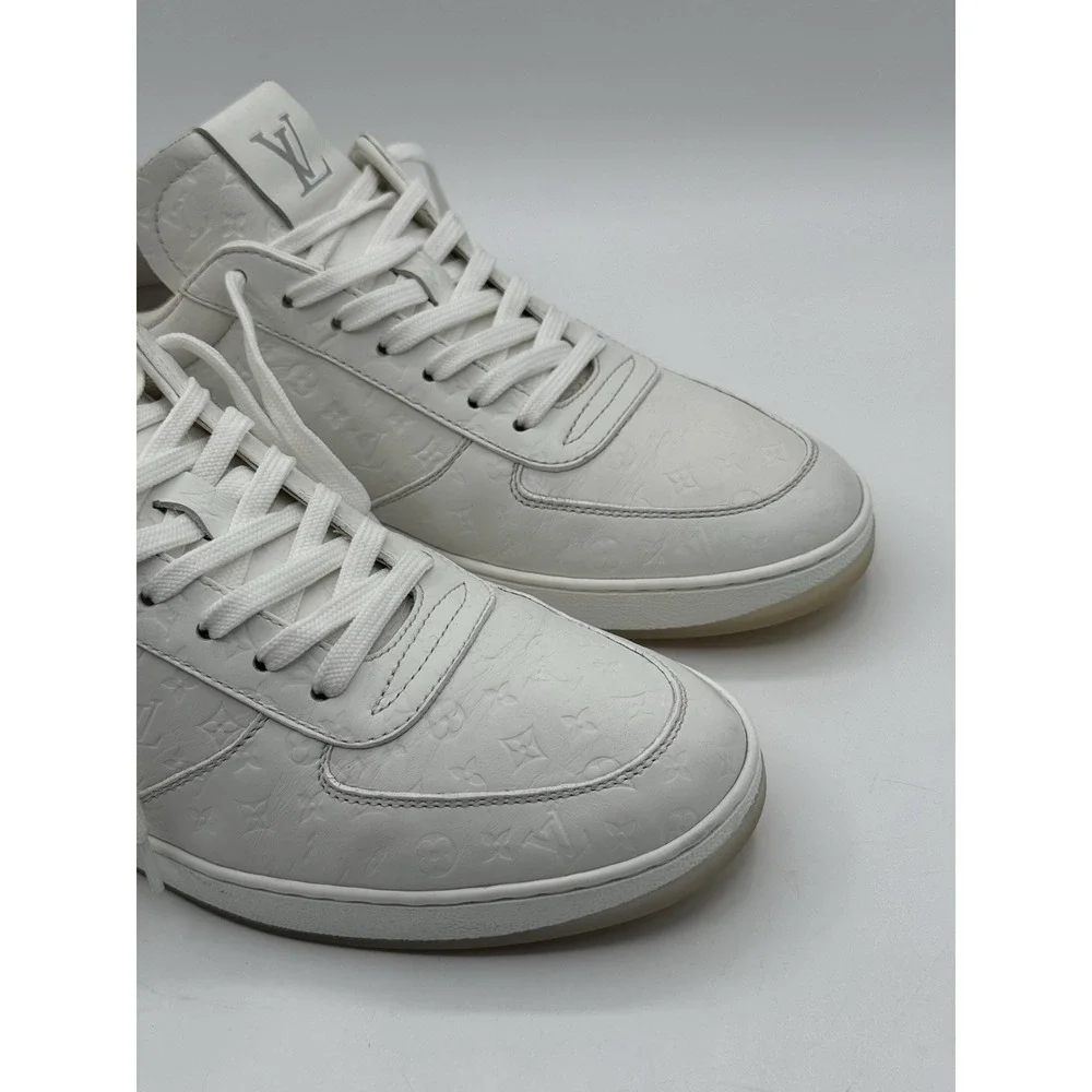Louis Vuitton Rivoli Monogram leather sneaker - Men's size 8 - Picture 4 of 16